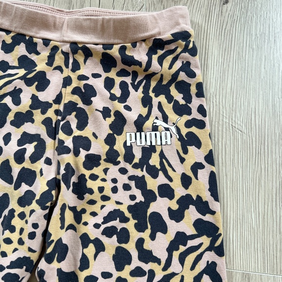 Girls Leopard Alpha Printed Youth Leggings Sz.7-8Y - Picture 3 of 6